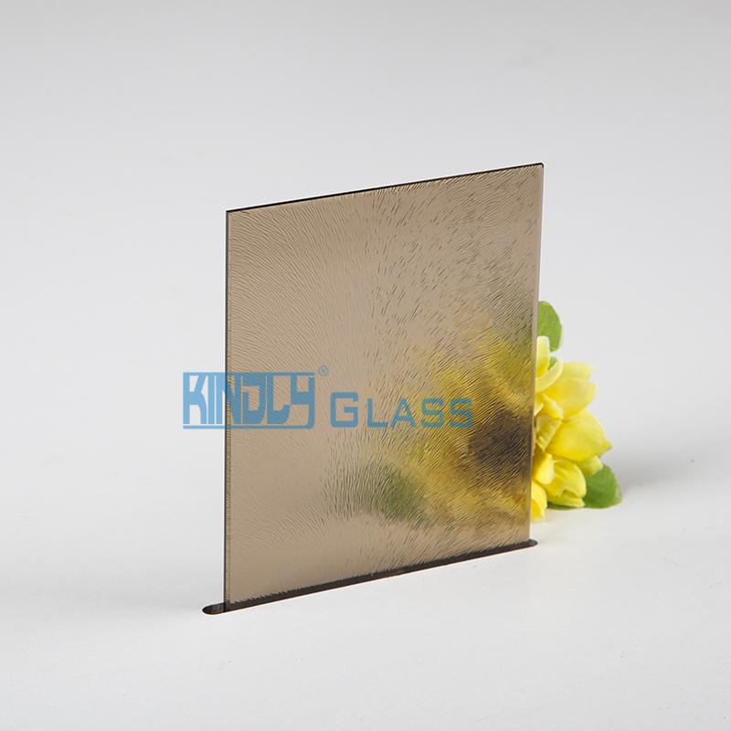 Bronze Chinchilla Patterned Glass